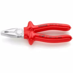 KNIPEX 7-1/4 in. Insulated Combination Pliers with Chrome Finish thumbnail 2
