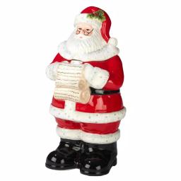 Certified International Holiday Wishes by Susan Winget 3-D Santa Cookie Jar, 12.25 in. thumbnail 1