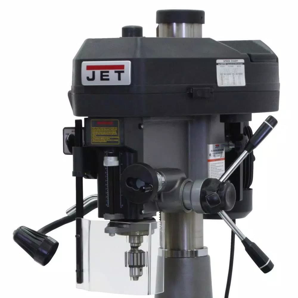 Jet JMD-18 Mill/Drill Press with Newall DP700 DRO and X-Axis Table Powerfeed