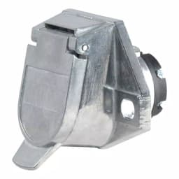 CURT 7-Way Round Trailer Connector Socket - Vehicle Side thumbnail 1