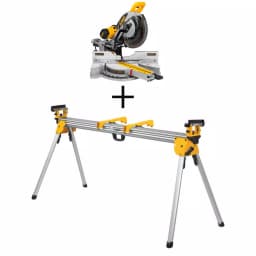 DEWALT 12 in. 15 Amp Sliding Compound Miter Saw with Heavy-Duty Miter Saw Stand (DWX723) thumbnail 1