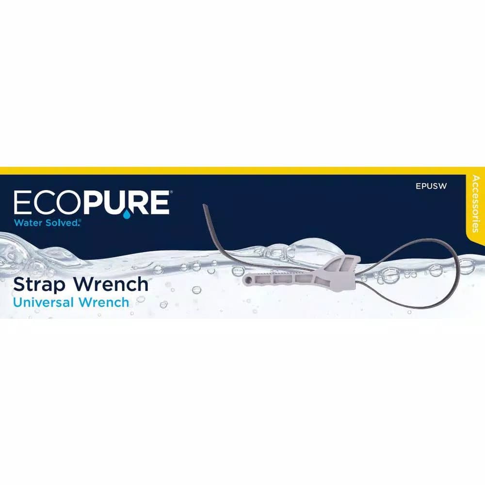 EcoPure Universal Whole Home Water Filter Sump Strap Wrench