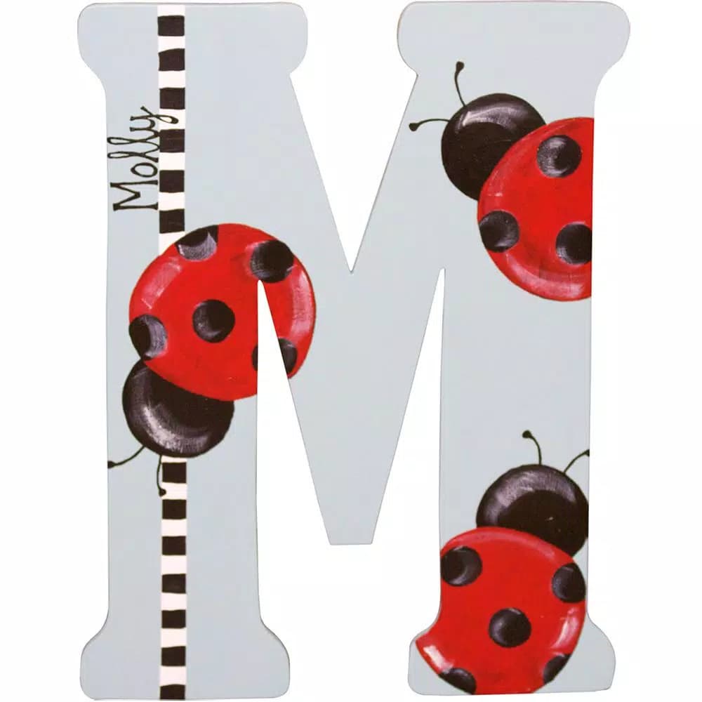 Jeff McWilliams Designs 23 in. Oversized Unfinished Wood Letter (M) - Industrial Style Wall Decor