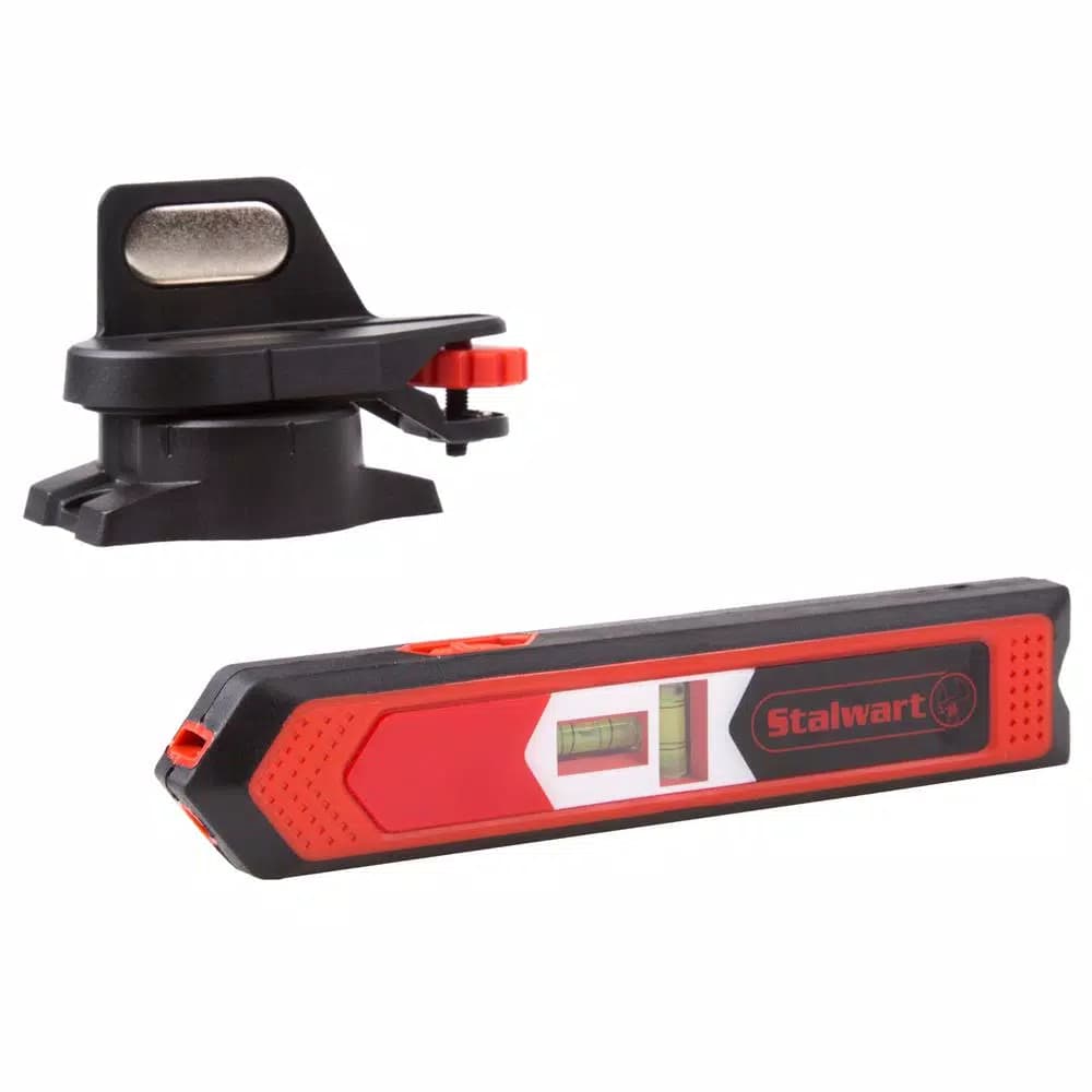 Stalwart Combination Point and Line Laser Level with Magnetic Base