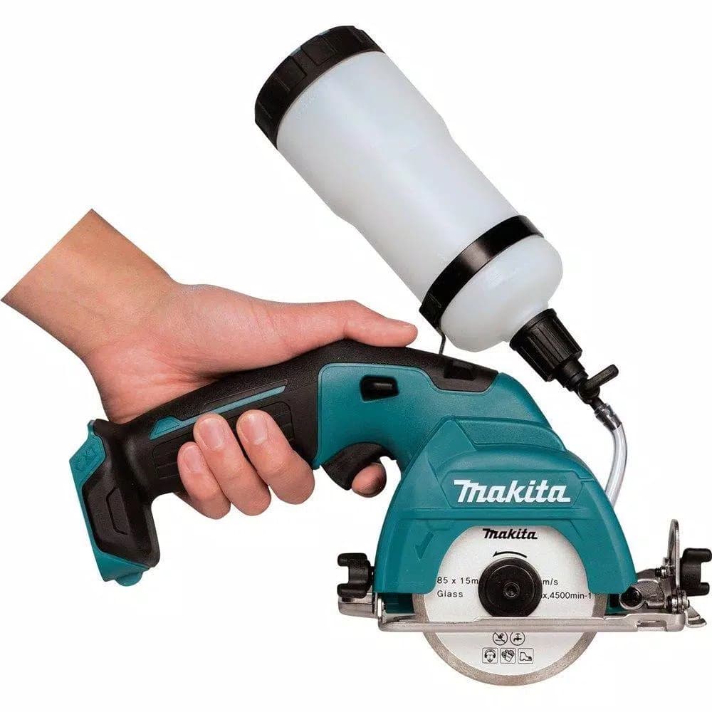 Makita 12V MAX CXT Cordless 3-3/8 in. Tile and Glass Saw, Tool Only