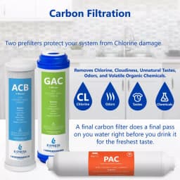 Express Water 6-Month Alkaline Reverse Osmosis Replacement Filter Set - 6 Filters with 100 GPD RO Membrane thumbnail 5