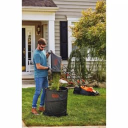 BLACK+DECKER 15 in. 10 Amp Corded Electric Walk Behind Push Lawn Mower with Bagger thumbnail 5