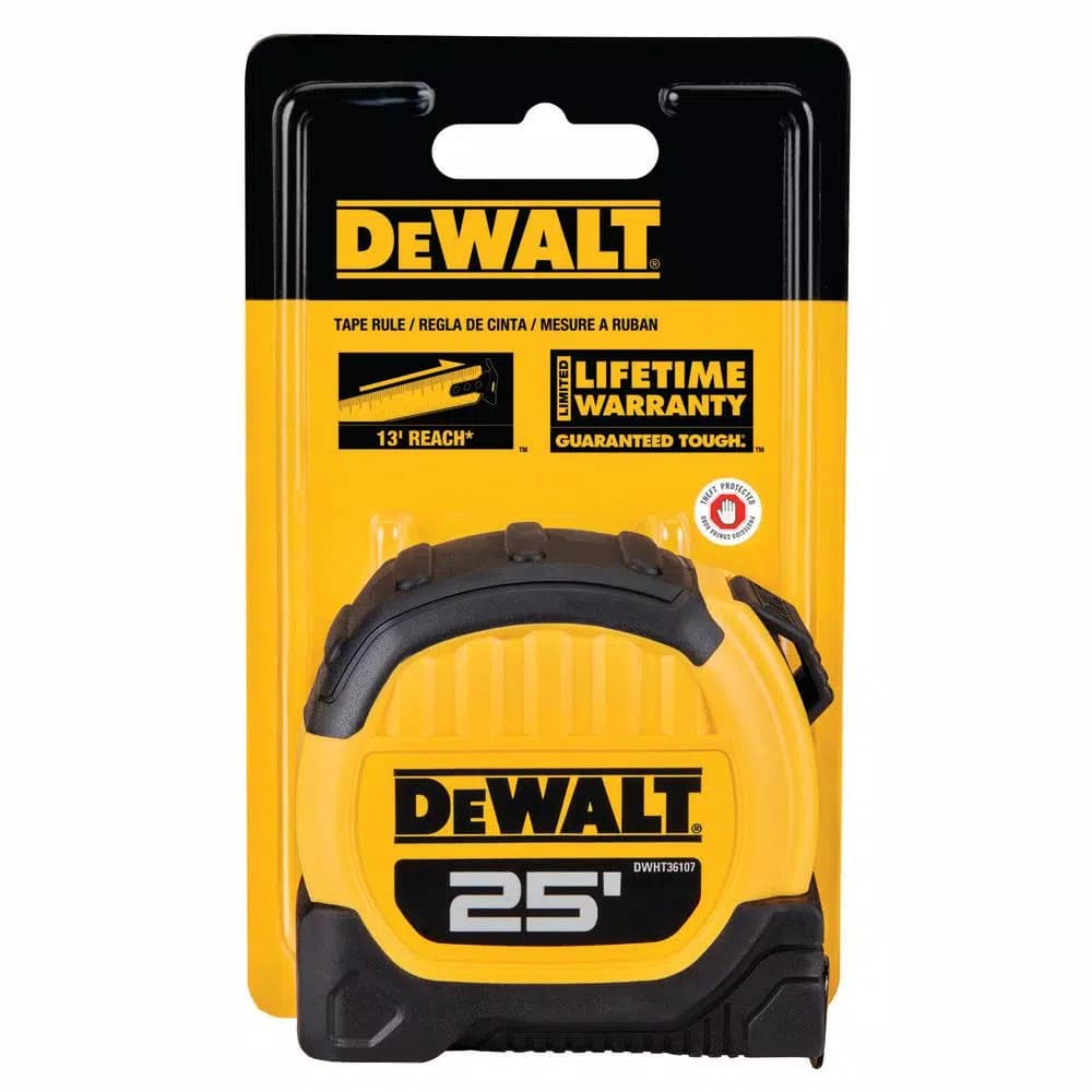 DEWALT 25 ft. x 1-1/8 in. Tape Measure, 4-Pack