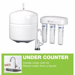 GE Profile Reverse Osmosis Premium Water Filtration System with Chrome Faucet thumbnail 4