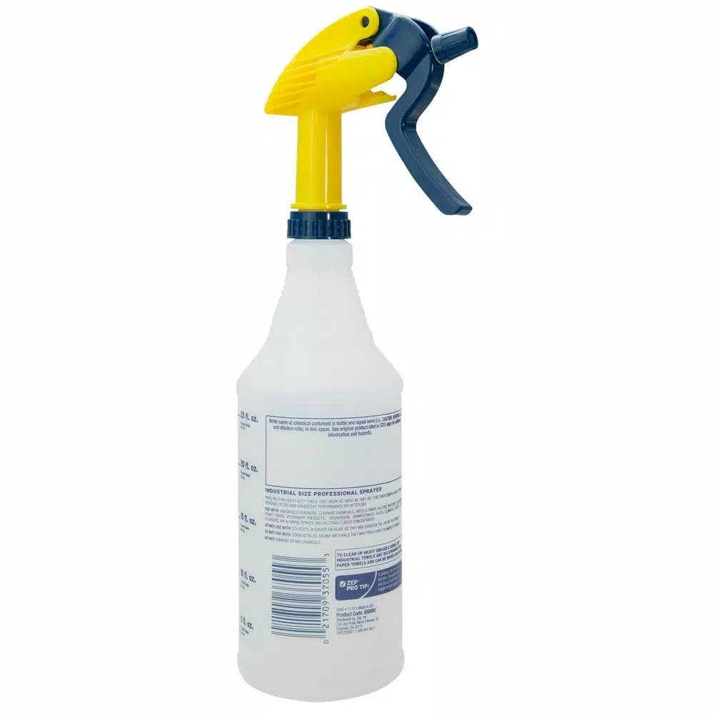 ZEP 32 oz. Professional Heavy-Duty Spray Bottle with Adjustable Nozzle