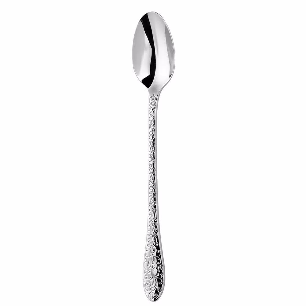 Oneida Ivy Flourish 18/10 Stainless Steel Iced Tea Spoons, Set of 12