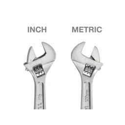 TEKTON 4 in. Adjustable Wrench, Carbon Steel with Satin Chrome Finish thumbnail 3