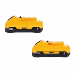 DEWALT 20V MAX Compact Lithium-Ion 3.0 Ah Battery Pack (2-Pack) thumbnail 1