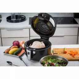 Modernhome 7 Qt. Auto-Stirring Digital Air Fryer, 1350W Rotating Convection Oven thumbnail 4