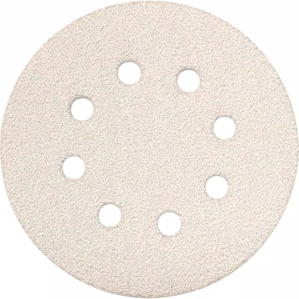 Makita 5 in. 40-Grit Hook and Loop Round Abrasive Discs, 5-Pack