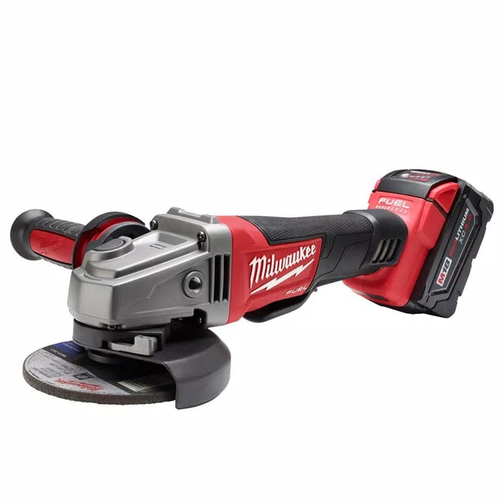 Milwaukee M18 FUEL 4-1/2" / 5" Cordless Angle Grinder Kit with (2) 5.0 Ah Batteries & Charger