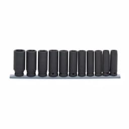 Husky 1/2 in. Drive Metric Deep Impact Socket Set, 11-Piece thumbnail 4