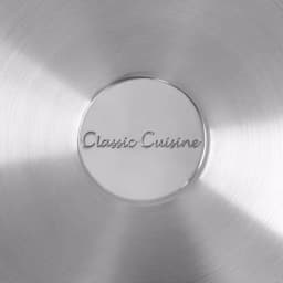 Classic Cuisine 6 Qt. Stainless Steel Stock Pot with Tempered Glass Lid thumbnail 4