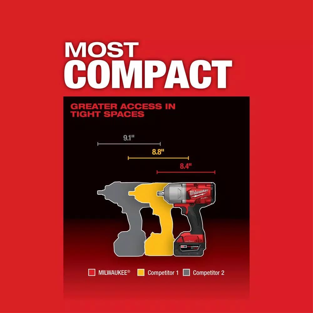 Milwaukee M18 FUEL ONE-KEY 1/2 in. High Torque Impact Wrench with Friction Ring (Tool-Only)