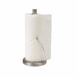 Mind Reader Stainless Steel Free Standing Paper Towel Holder - Heavy Base Silver thumbnail 2