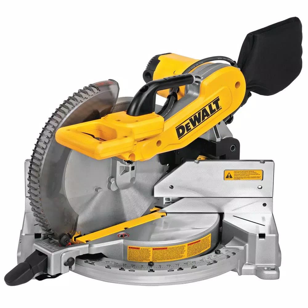 DEWALT 12 in. Double-Bevel Compound Miter Saw, 15 Amp, Corded