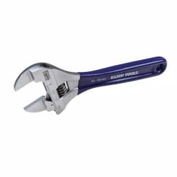 Klein Tools 8 in. Slim-Jaw Adjustable Wrench, 1.5 in. Extra-Wide Capacity thumbnail 7