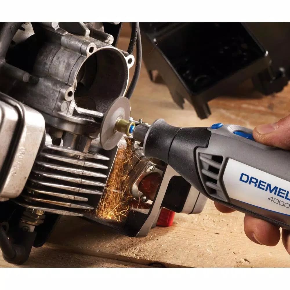 Dremel 4000 Series 1.6 Amp Variable Speed Corded Rotary Tool Kit with 30 Accessories and 2 Attachments