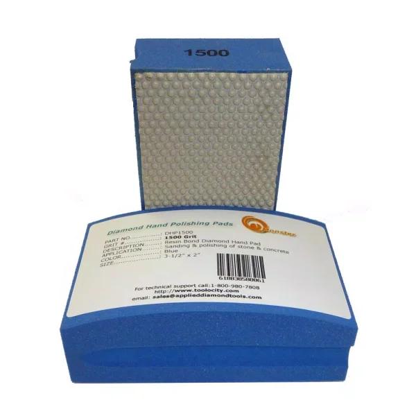 Monster Diamond 1500-Grit Resin Bonded Hand Polishing Pad Block