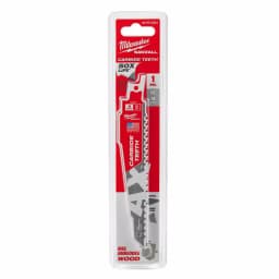 Milwaukee AX Carbide Teeth 6 in. 5 TPI Reciprocating Saw Blade for Nail-Embedded Wood thumbnail 2