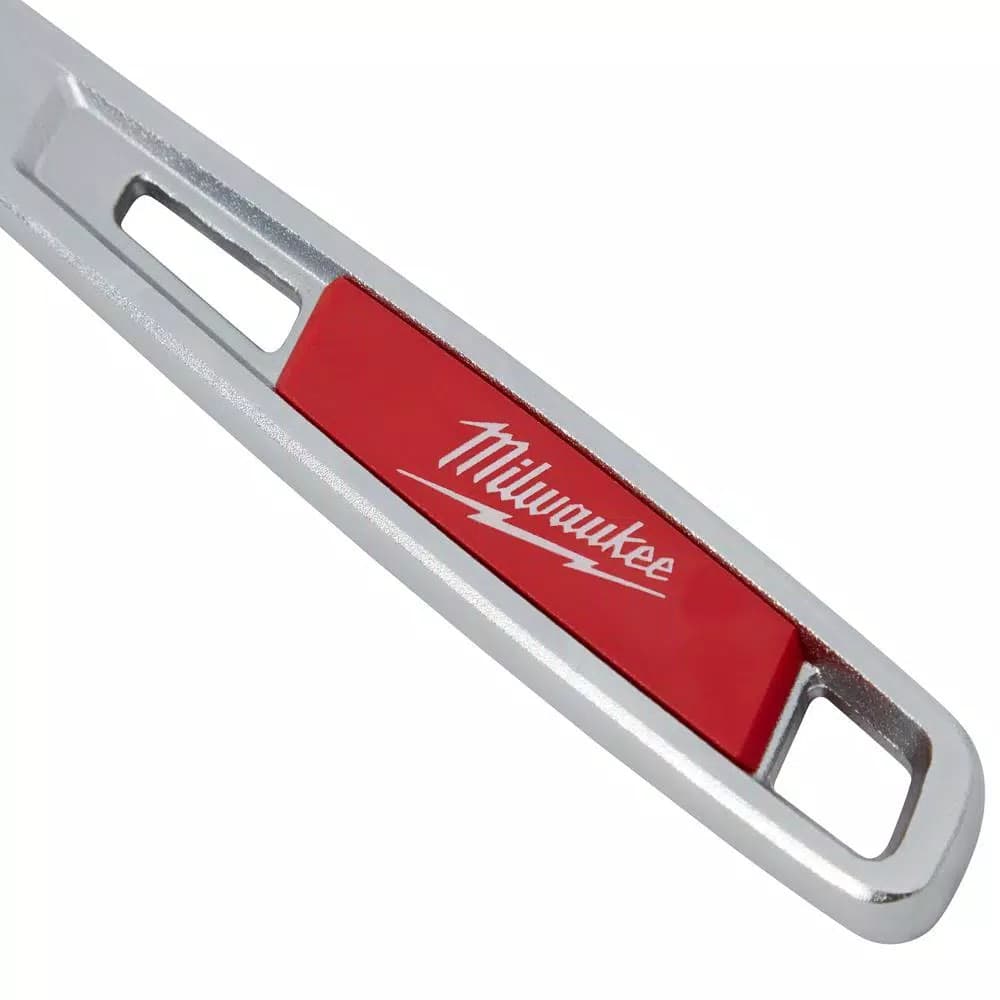 Milwaukee 12 in. Adjustable Wrench, Parallel Jaw, Chrome-Plated Steel