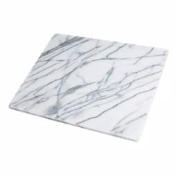 Fox Run White Marble Pastry Board, 12 x 16 inch Rolling Surface for Dough and Pastries thumbnail 1