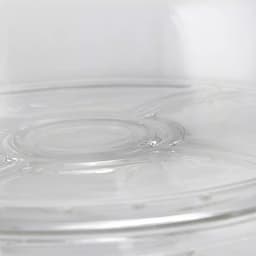 Gibson Home Great Foundations 12-in Clear Glass Cake Stand with Pedestal and Dome Lid thumbnail 3