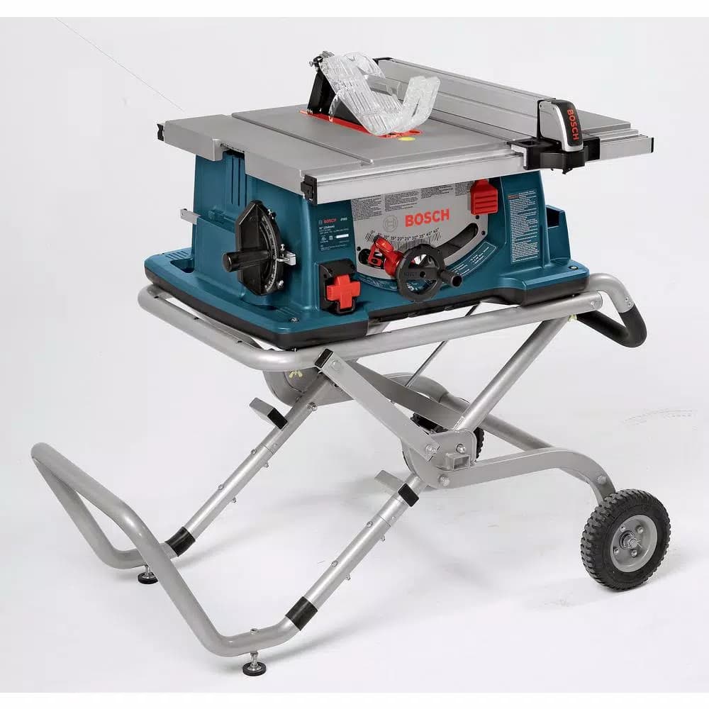 Bosch TS2100 Gravity-Rise Wheeled Table Saw Stand with 8 in. Tires
