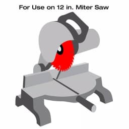 Diablo 12 in. 8-Tooth PCD Tipped Fiber Cement Saw Blade for James Hardie thumbnail 4