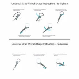 EcoPure Universal Whole Home Water Filter Sump Strap Wrench thumbnail 2