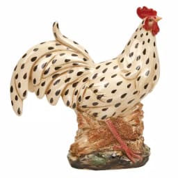 LITTON LANE 14 in. Colorful Rooster Decorative Ceramic Figurine - Farmhouse Style thumbnail 1