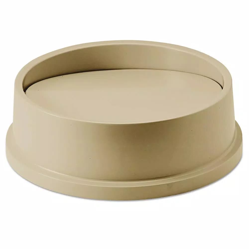 Rubbermaid Commercial Products Rubbermaid Commercial Untouchable Replacement Swing Top Lid, Beige, 11 or 22 Gal. Round Trash Can
