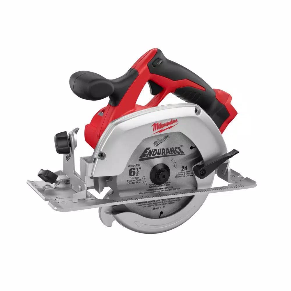 Milwaukee M18 18V Lithium-Ion 6-1/2 in. Cordless Circular Saw Starter Kit with 5.0Ah Battery and Charger