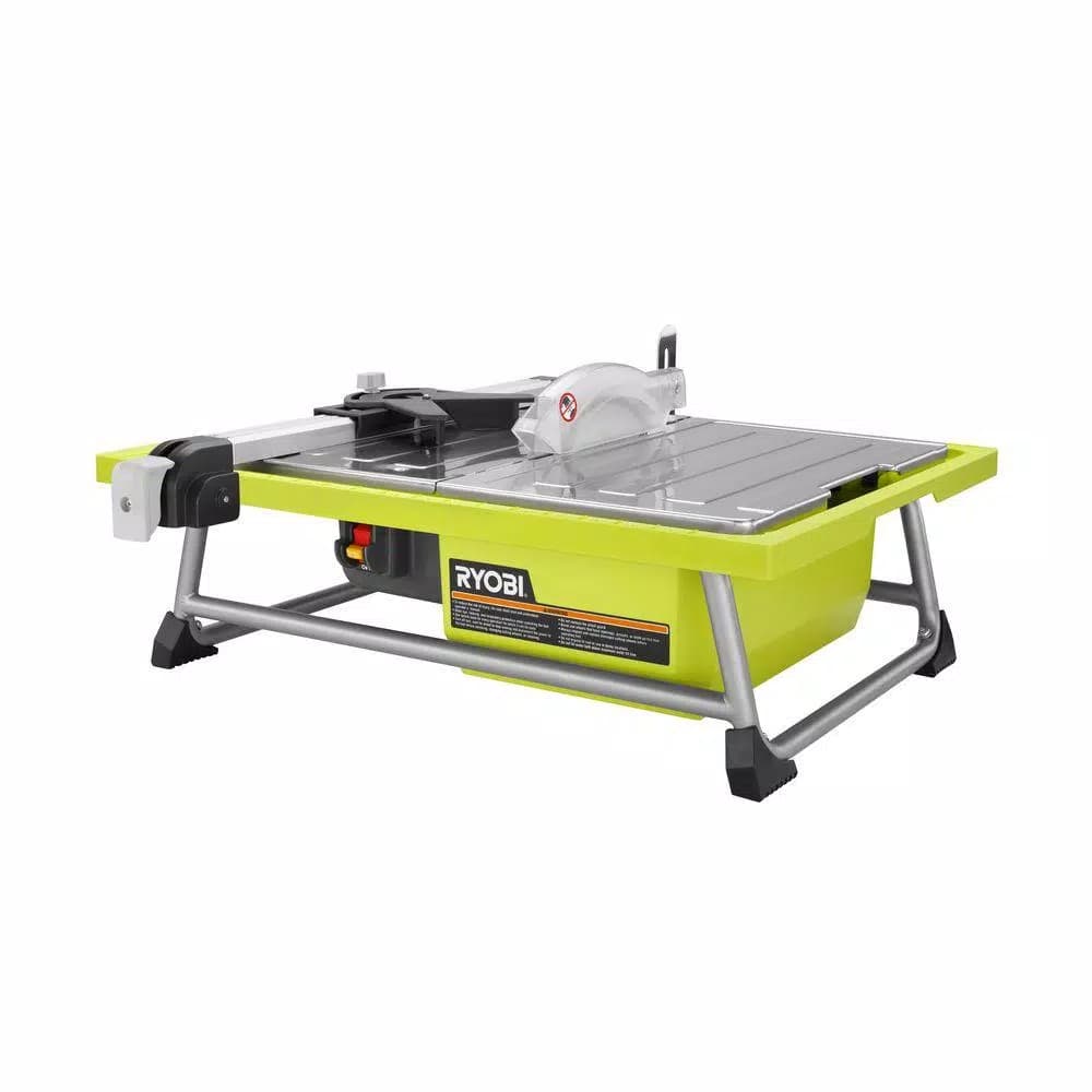 RYOBI 7 in. 0.75 HP Corded Tabletop Wet Tile Saw