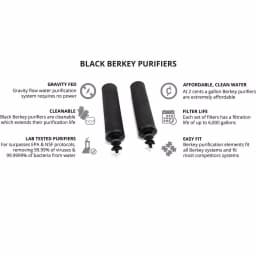 Berkey Black Water Filter Replacement Elements - Set of 2 thumbnail 2