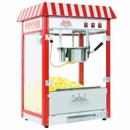 Funtime FT8000CP 8 oz. Commercial Carnival Style Popcorn Popper Machine, Red/Stainless Steel thumbnail 1
