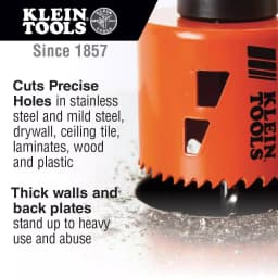 Klein Tools 4-1/2 in. Bi-Metal Hole Saw thumbnail 2