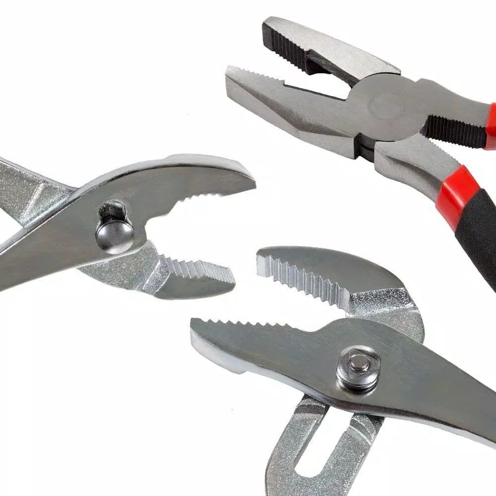 Stalwart 6-Piece Utility Plier Set with Storage Pouch