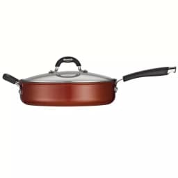 Tramontina Gourmet Deluxe 11 in. Aluminum Ceramic Nonstick Skillet with Glass Lid, Copper thumbnail 2