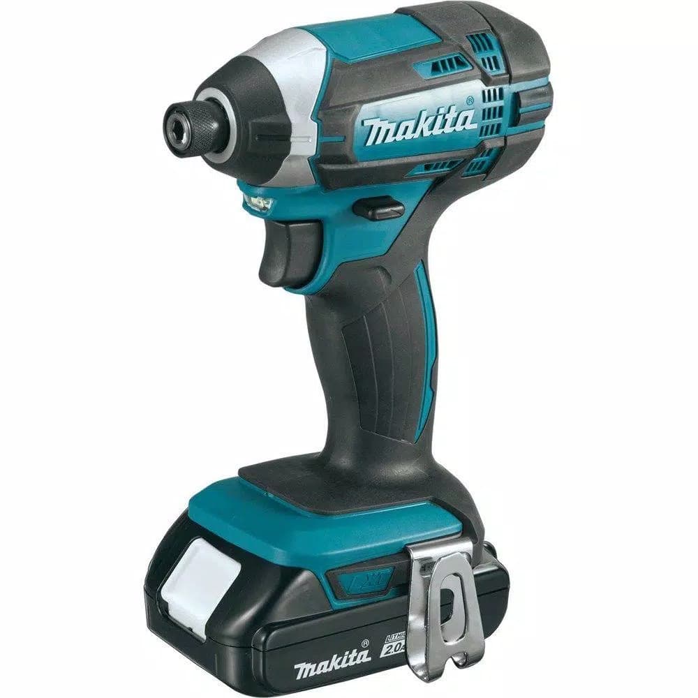 Makita 18V LXT Cordless 1/4 in. Compact Impact Driver Kit with Two 2.0 Ah Batteries, Rapid Charger, and Hard Case