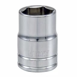 Husky 7/16 in. 6-Point SAE Standard Socket, 3/8 in. Drive, Intermediate Depth thumbnail 1