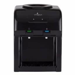 Vitapur Countertop Water Cooler Dispenser, Cold and Room Temperature, 3 or 5 Gallon, Black thumbnail 1