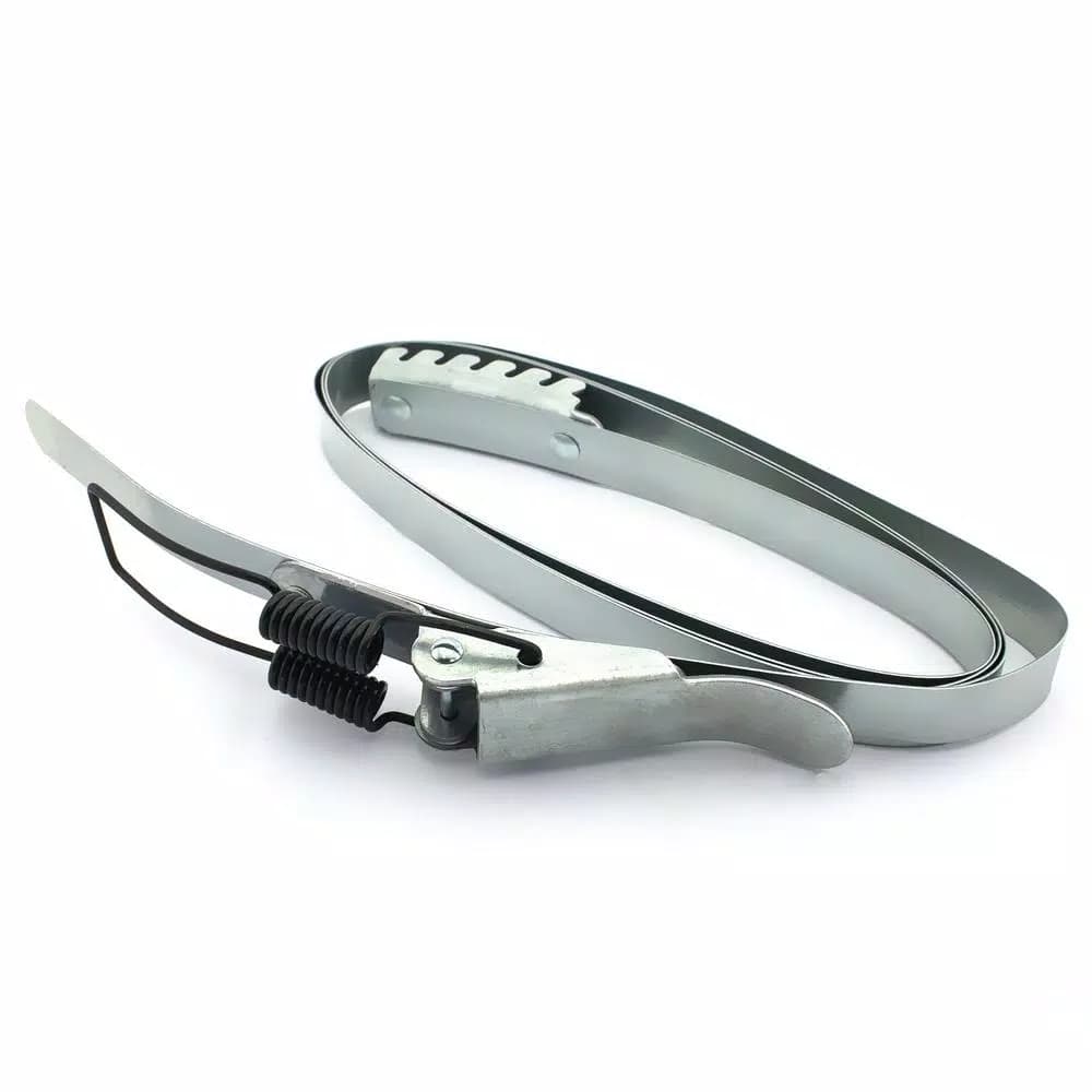 POWERTEC 19 in. Diameter Band Clamp for Dust Collector, Zinc-Plated Steel