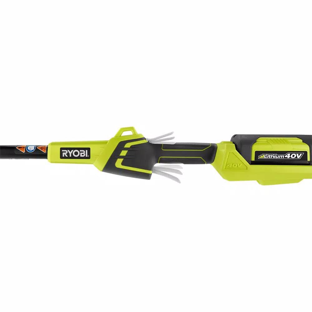 RYOBI 40V Lithium-Ion Cordless String Trimmer and Edger with 2.6 Ah Battery and Charger