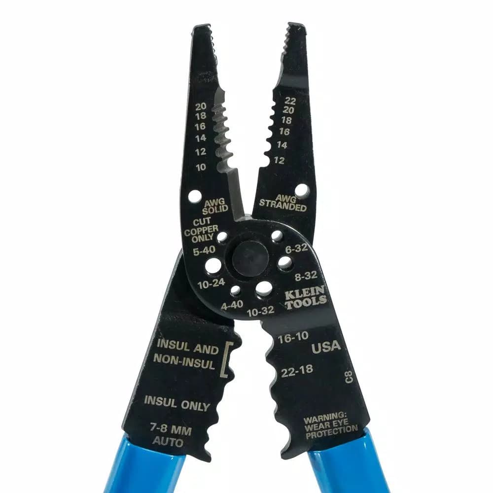 Klein Tools 8-1/4 in. Long Nose Wire Stripper and Multi-Tool for 10-22 AWG Wire
